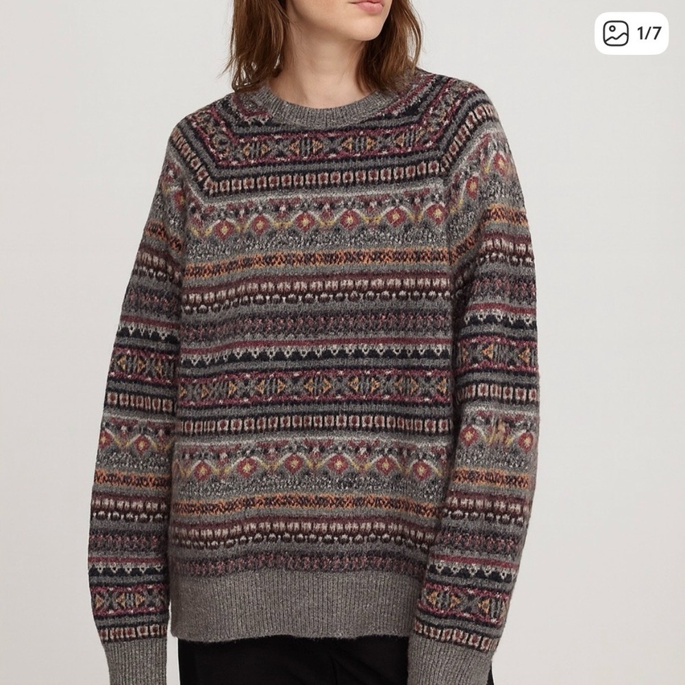 Women's Multicolor Patterned Sweater